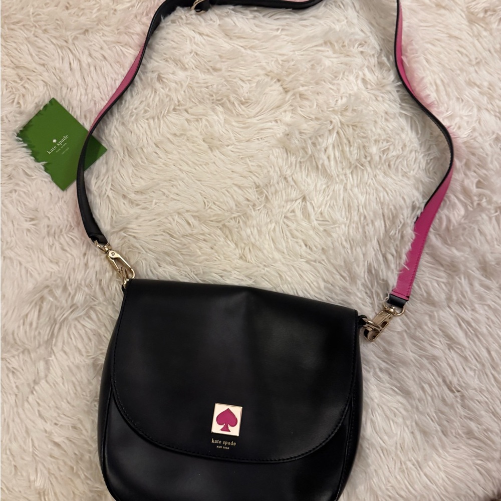 Kate Spade Black and Pink Crossbody Bag